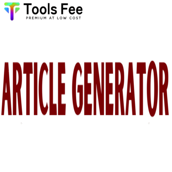 One Click Article Generator